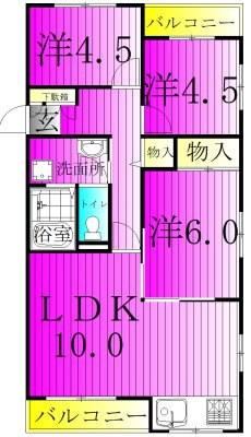 ヤマユウ第８ビル 301号室 間取り
