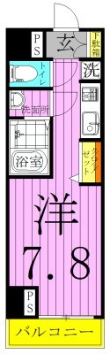 ラフィスタ大師前WEST 間取り図