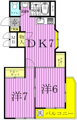 カーザ・ディ・ファミリア 間取り図