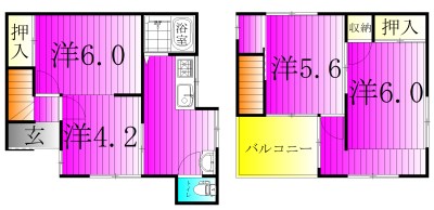 松戸新田戸建て 間取り