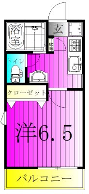 ボヌール柏 201号室 間取り