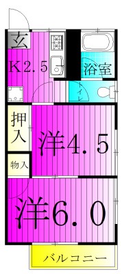 エアリーコートⅡ 間取り図