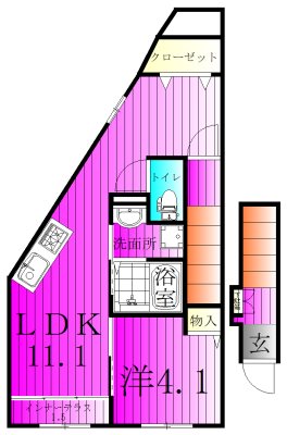 ビルゲ高柳 201号室 間取り