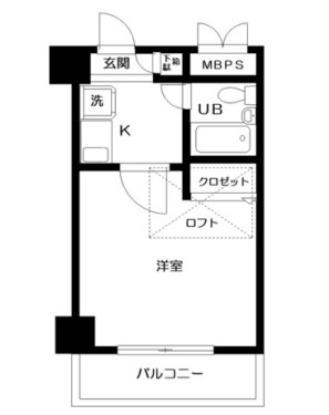 日神パレステージ亀有 間取り図