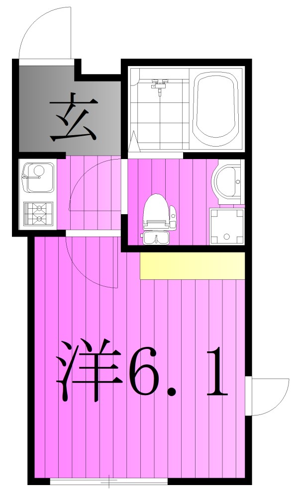 リュクスカーサ梅島 間取り図