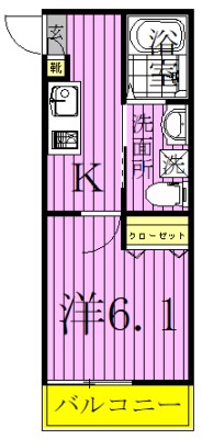 サヴォイ北千住 間取り図