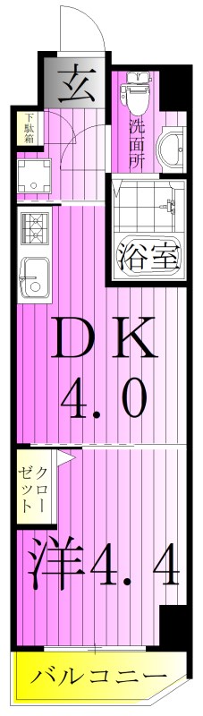 アンベリールマーロ北綾瀬２ 間取り図
