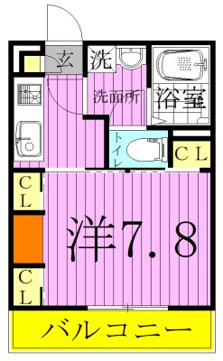 メゾン・ド・コンセール 間取り図
