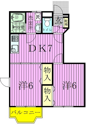 サンヒルズ柳沢 103号室 間取り