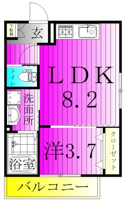 AJ柏の葉キャンパス 101号室 間取り