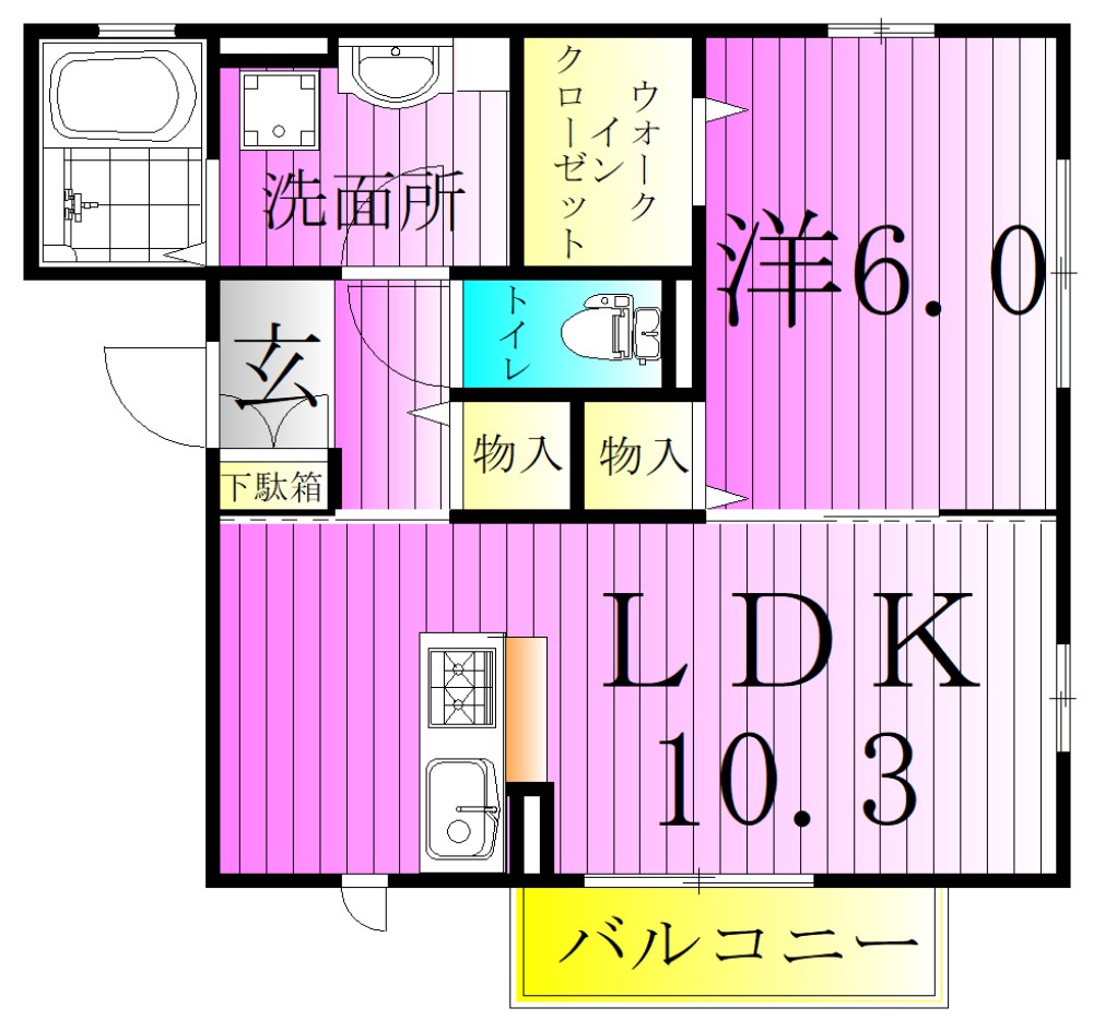 ナデシコ 間取り図