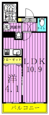 エクセレント東綾瀬 間取り図