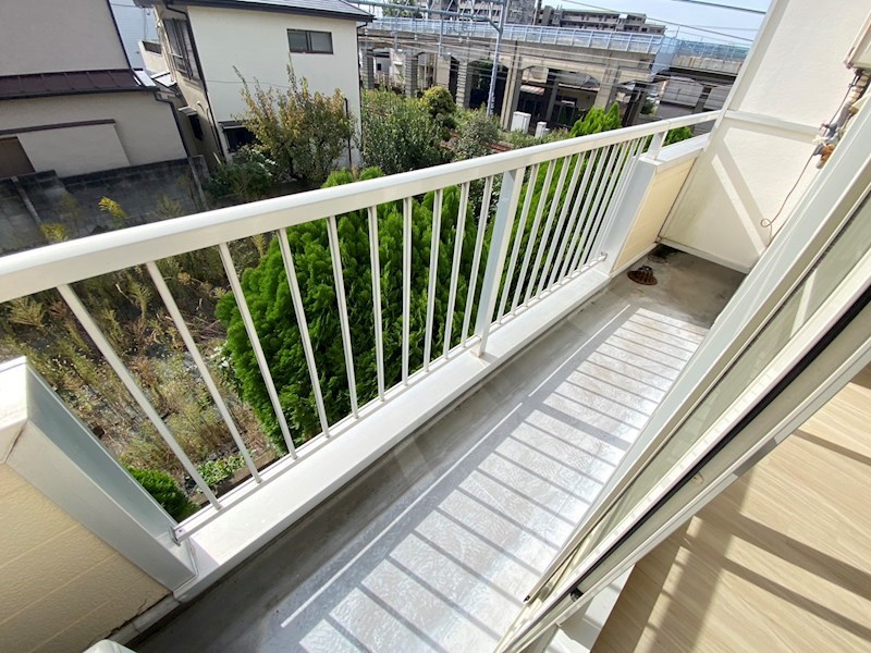 三建ハイツ新松戸Ⅱ ベランダ