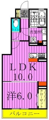 オアシス　パティオ 間取り図