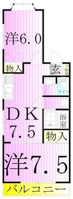 サンライズ泉 間取り図