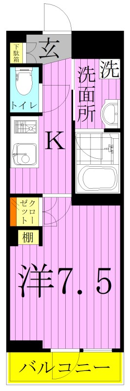 ジュイールパルフェ西新井 間取り図