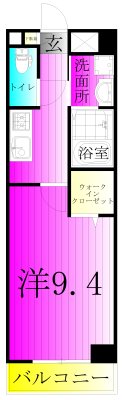 アーバニタ 201号室 間取り