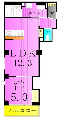 グラン　ロジュマン 間取り図