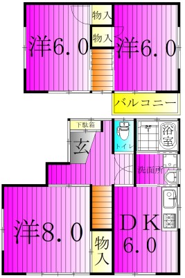 CasaFeliceNODA  間取り