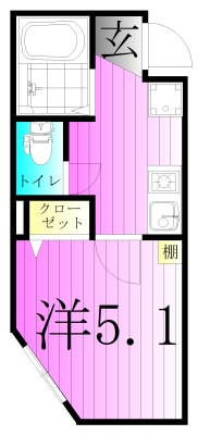 GardenCourtさくら通り 間取り図