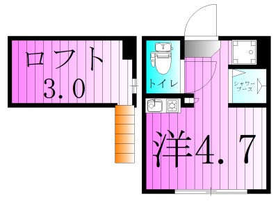 ハーモニーテラスソレイユ北千住 間取り図