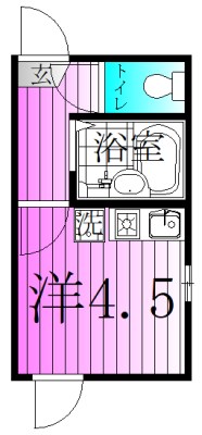 ブリリアント北千住 間取り図