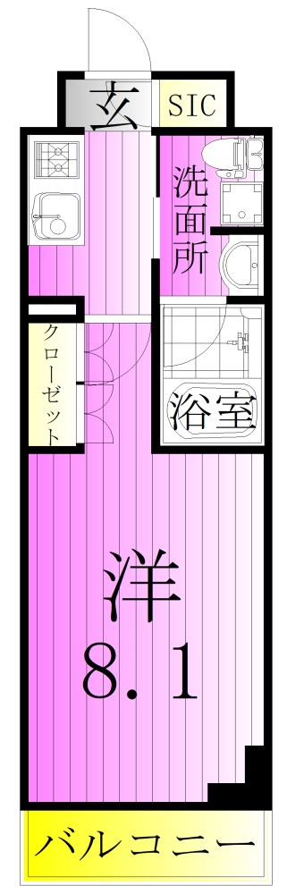 ARKMARK五反野YIELD 間取り