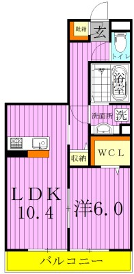ルーチェ柴崎台 間取り