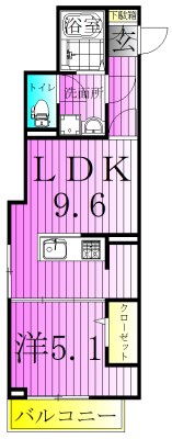 グラナーデ扇Ⅰ　C 間取り図