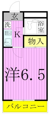 リバーサイド千住大橋 間取り図
