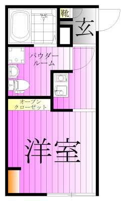 オアシス五反野レジデンス 間取り図