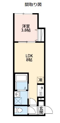 robot home　北小金 105号室 間取り