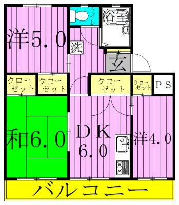 堀之内コート 間取り図