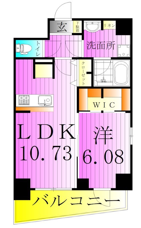 S-RESIDENCE千住大橋 間取り図