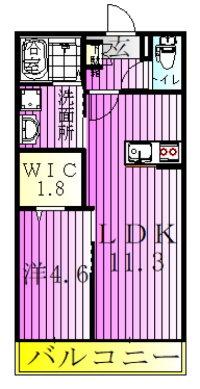 フォレスト　ベベ 間取り図