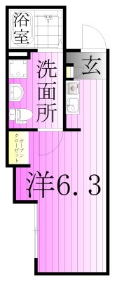 フィオーレ五反野Ⅱ 間取り図