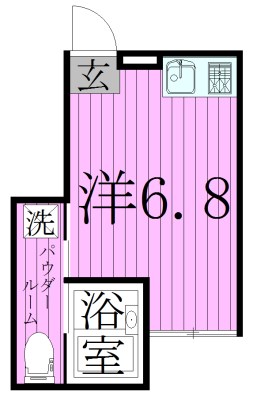 クレール保木間 間取り図
