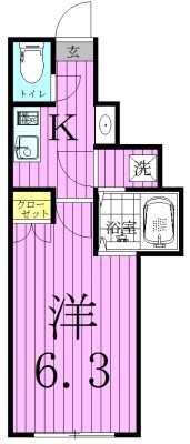 オータムバレー江北 間取り図