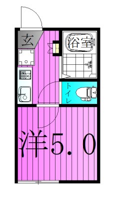 ジャスミンテラス五反野 間取り図