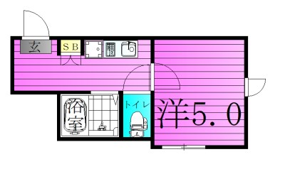 ジャスミンテラス五反野 間取り図