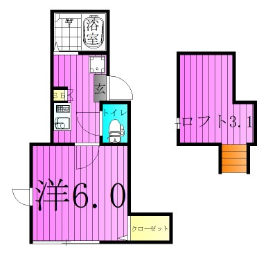 ジャスミンテラス五反野 間取り図