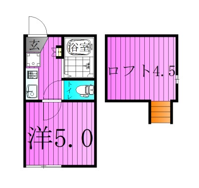 ジャスミンテラス五反野 間取り図