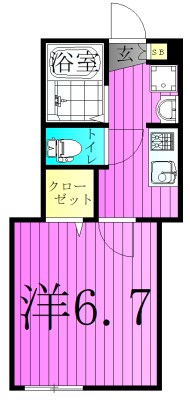 グラン西新井 間取り図