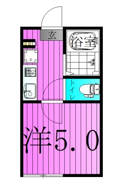 ジャスミンテラス五反野 間取り図