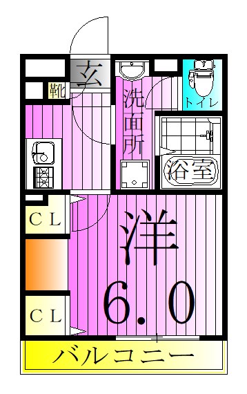 Felis 西新井 間取り図
