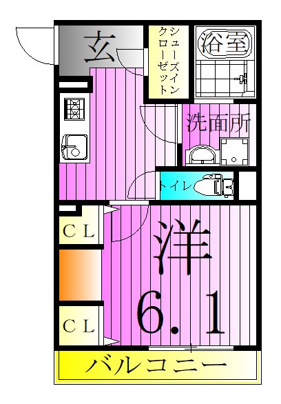 Felis 西新井 間取り図