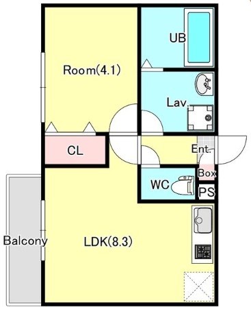 ジーメゾン鎌ケ谷シエル 201号室 間取り