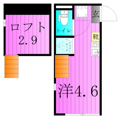 エスタディオ北千住 間取り図