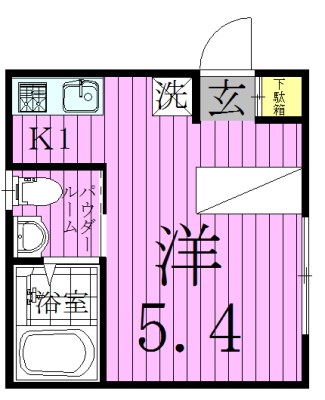 リシェス北千住 間取り図