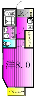 カーザ・レフィナーダⅠ 間取り